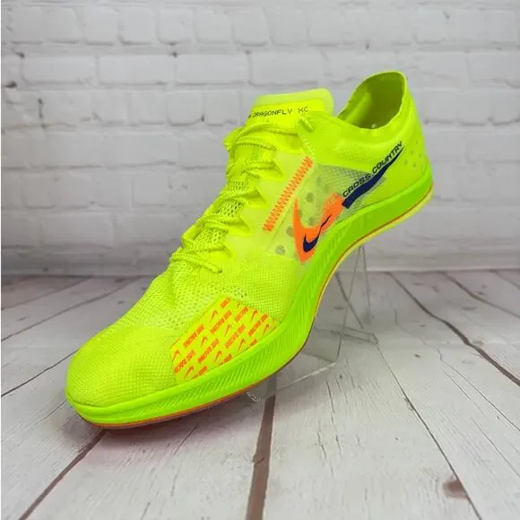 Nike ZoomX Dragonfly XC Cross Country Volt Spikes Shoes Mens Size 12 DX7992-701 - Picture 4 of 11
